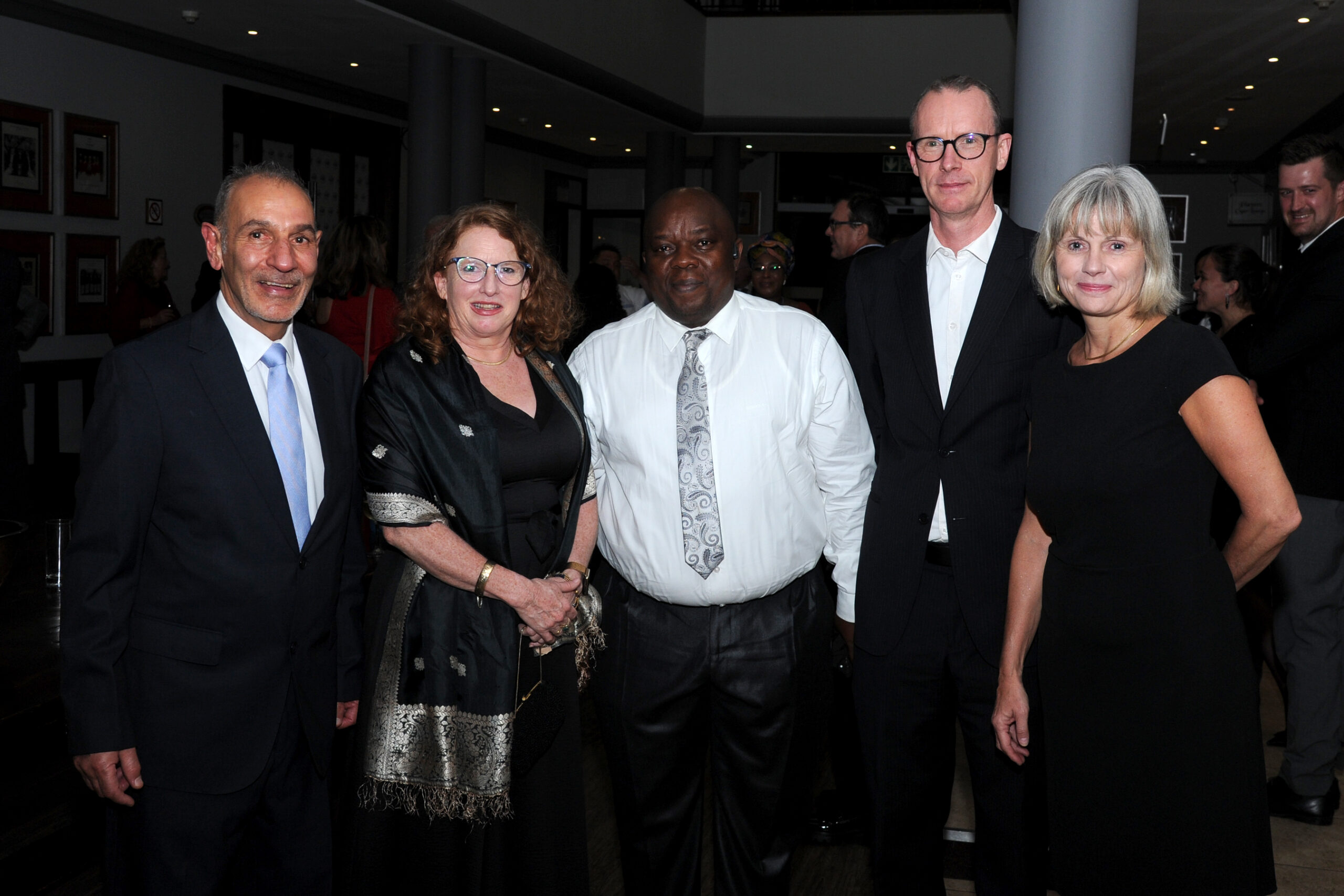 A great opportunity for governance professionals to engage and collaborate
CGISA CEO, Stephen Sadie with Ann Westwood Mark, Sandile Nene (DBSA), Stephen Mark and Maria Djordjevic (Meropa)
