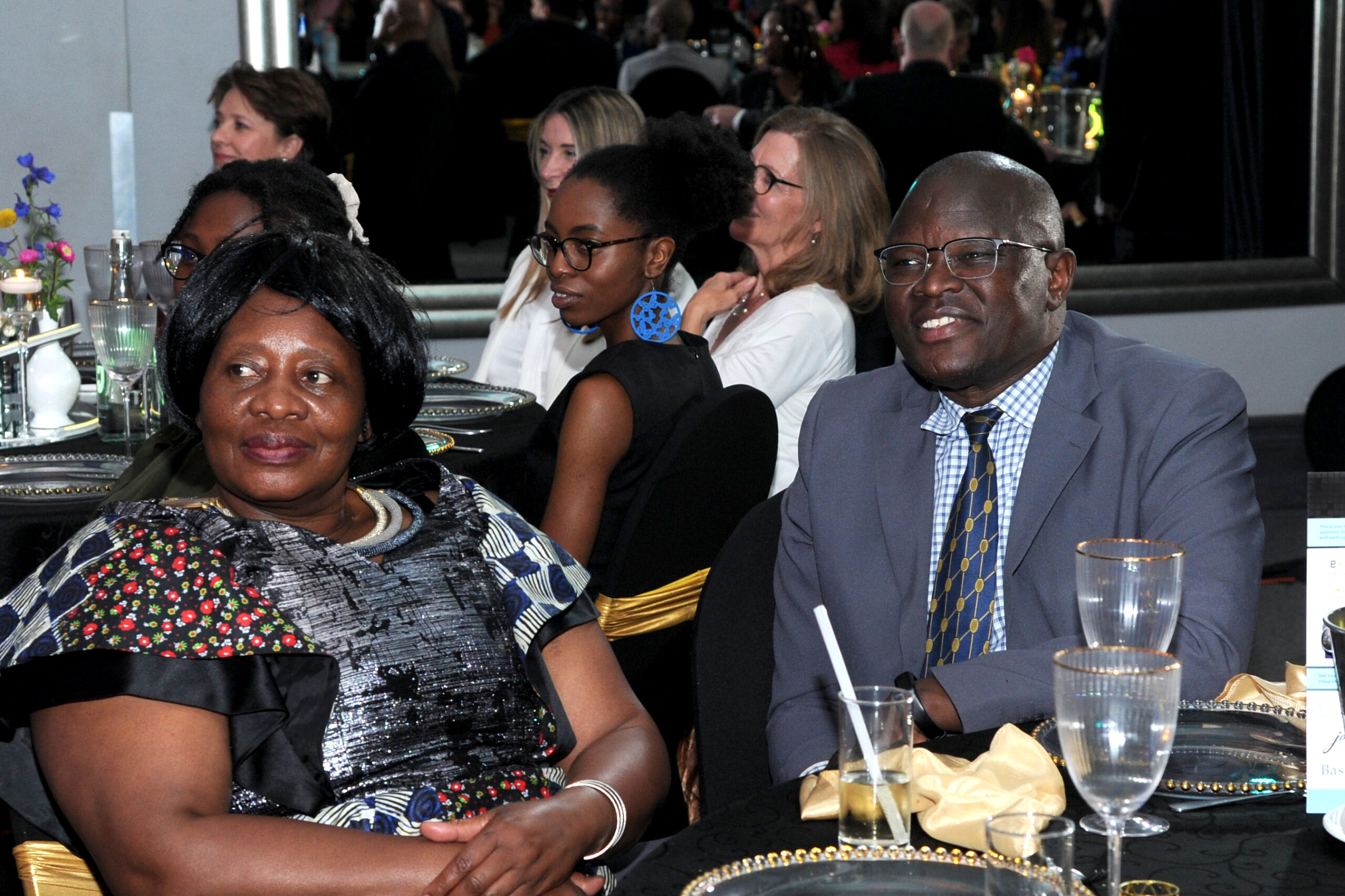 Beatrice Akala and Simon Akala, CGISA director