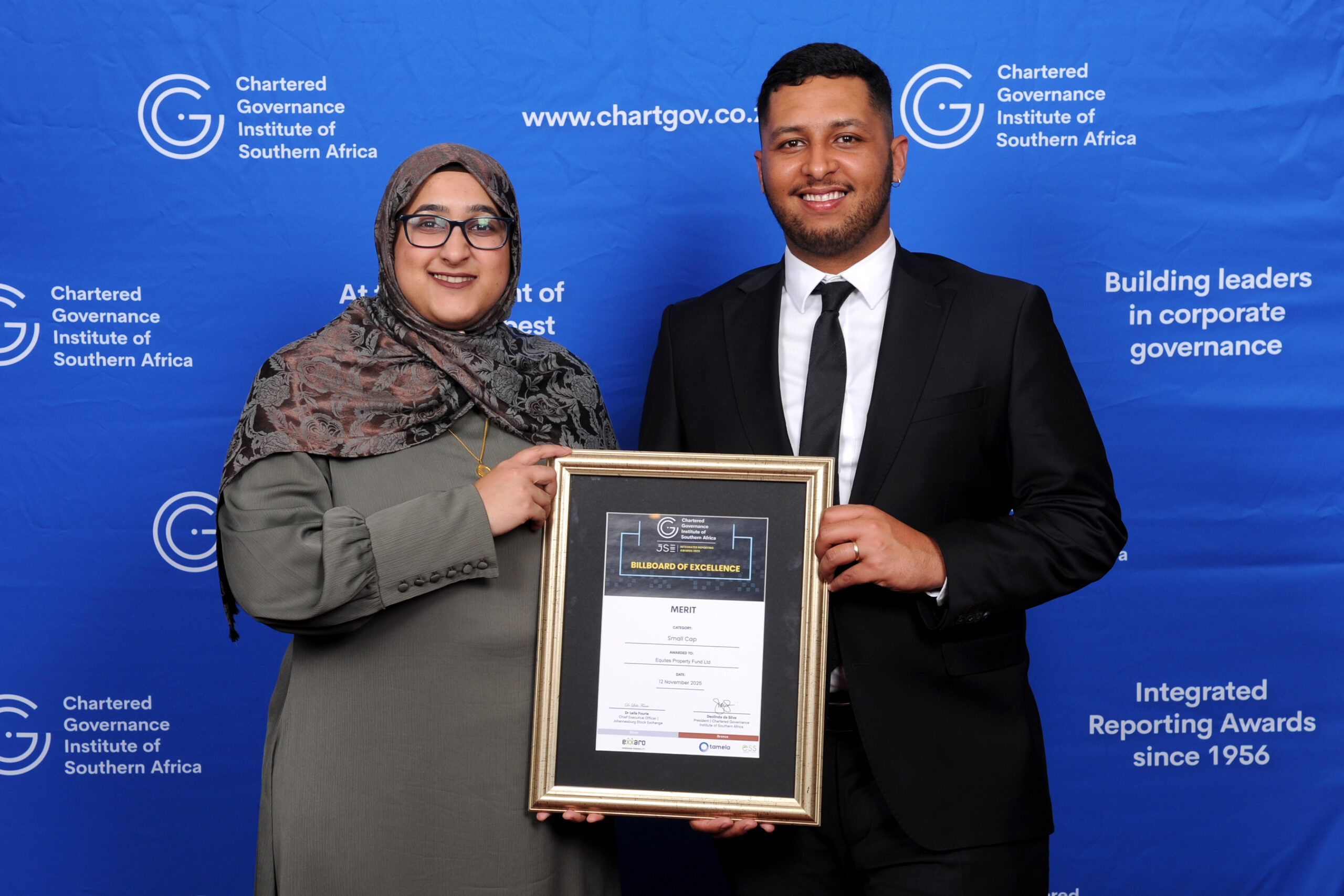 Nasreen Mukuddem and Brent Zutphen, Equities Property Fund